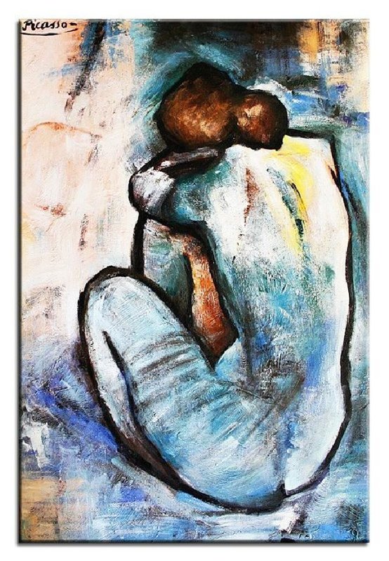 Pablo Picasso Akt Gemälde Leinwand Ölbild Ölbilder Handarbeit Bild