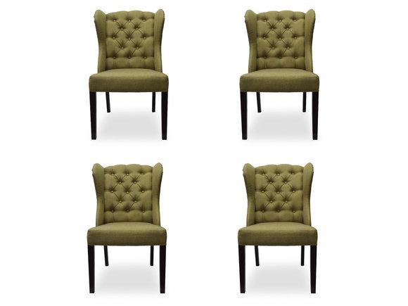 4x Design Polster Sitz Stühle Modern Stuhl Seht Garnitur Sessel Lounge