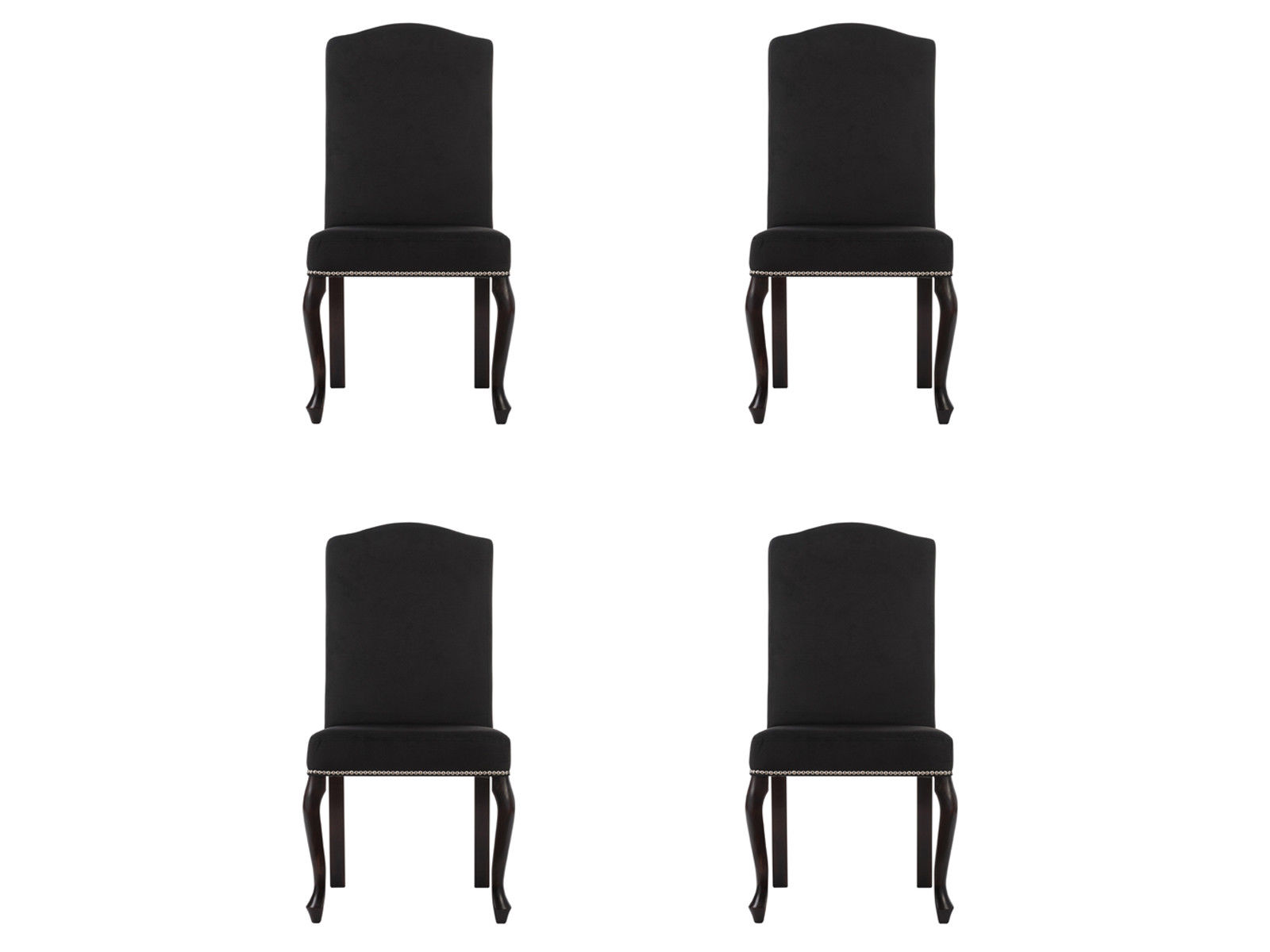 4x Chesterfield Design Polster Stuhl Garnitur Stühle Textil Sitz Komplett Set