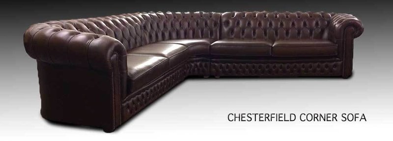 Chesterfield Ecksofa Dekor Sofa Couch Ledersofa Polster Eck Couch Garnitur