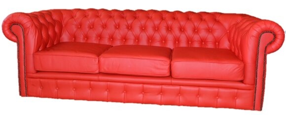 Chesterfield Polster Rosa Sofa Couch Designer Garnitur 3 Sitz Couchen Modern