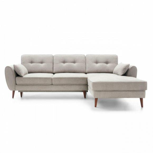 Design Schlafsofa Couch Sofa Polster Wohnzimmer Ecksofa Textl Stoff