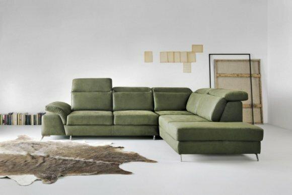 Design Couch Sofa Polster Schlafsofa Wohnzimmer Ecksofa Textl Stoff