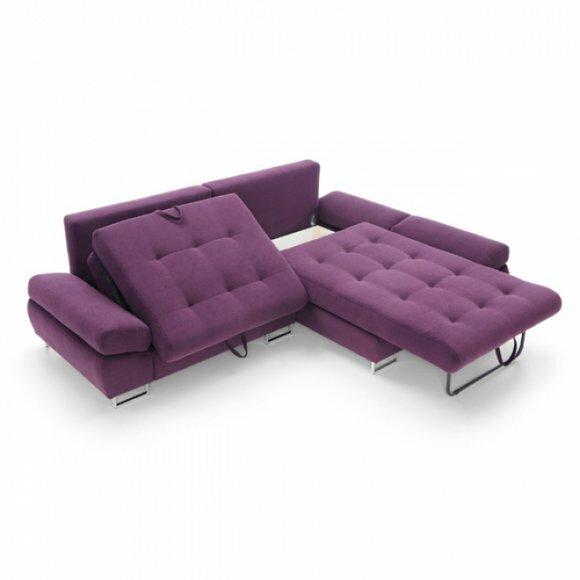 Schlafsofa Design Wohnzimmer Polster Eckgarnitur Ecksofa Sofa Couch