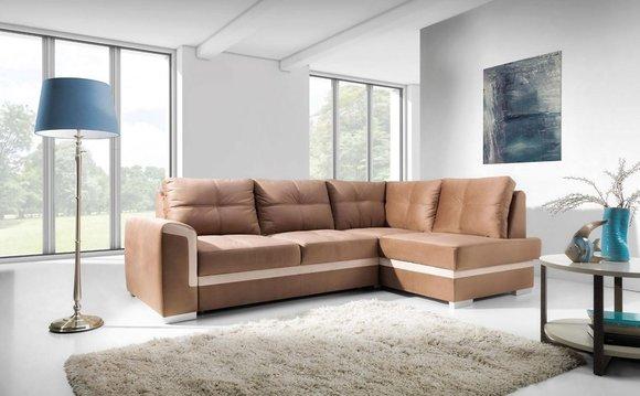 Funktions Couch Schlafsofa Sofa Polster Wohnzimmer Ecksofa Sitz Garnitur