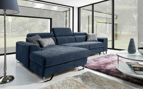 Modern Schlafcouch Schlaf Sofa Couch Polster Ecksofa Sofa Polster Eck