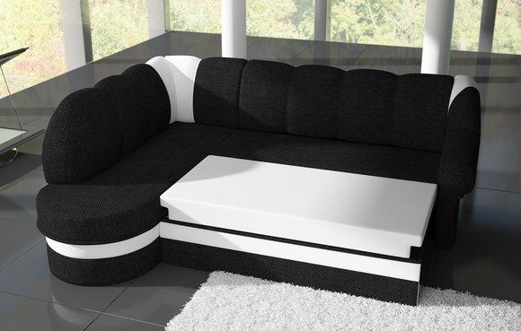 Funktions Couch Schlafsofa Sofa Polster Wohnzimmer Ecksofa Textl Sitz