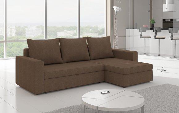 Design Ecksofa Schlafsofa Bettfunktion Couch Leder Polster Textil Sofas Neu 502