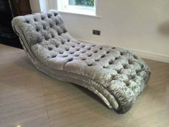 Chesterfield Chaiselongues Sofa Liege Chaise Club Relax Deko Liegen Leder