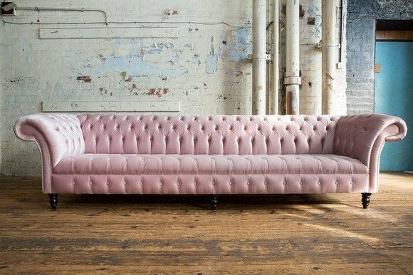 Big XXL Sofa Couch Lounge Club Sofa Gastro Chesterfield Sofas