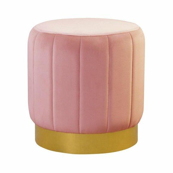 Pouf Fußhocker Rund Hocker Polsterhocker Sitzhocker Hocker Ottomane