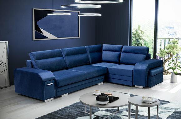 Ecksofa Sofa Couch Polster Eck Wohnlandschaft Wohnzimmer Couchen