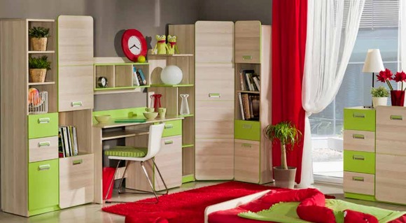 Eckschrank Kleiderschrank Schlafzimmer Schränke Schrank jvmoebel Kinder