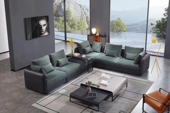 Desing Ecksofa Sofa Couch Polster Eckgarnitur Leder Eck L Form