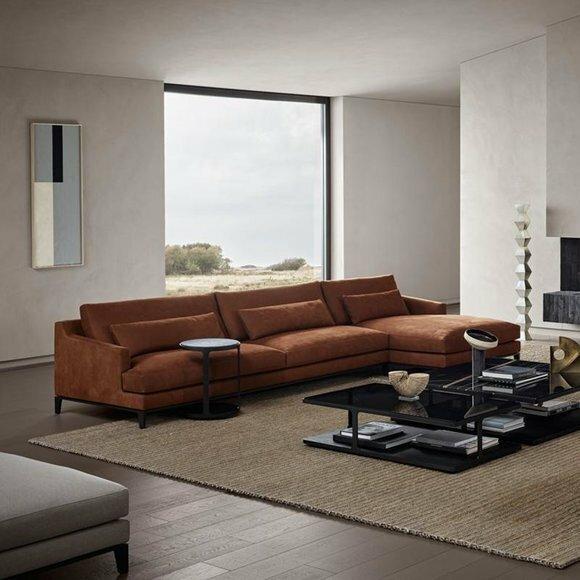 Eck Sofa Couch Polster Sitz Garnitur Leder Couchen Designer Sofas