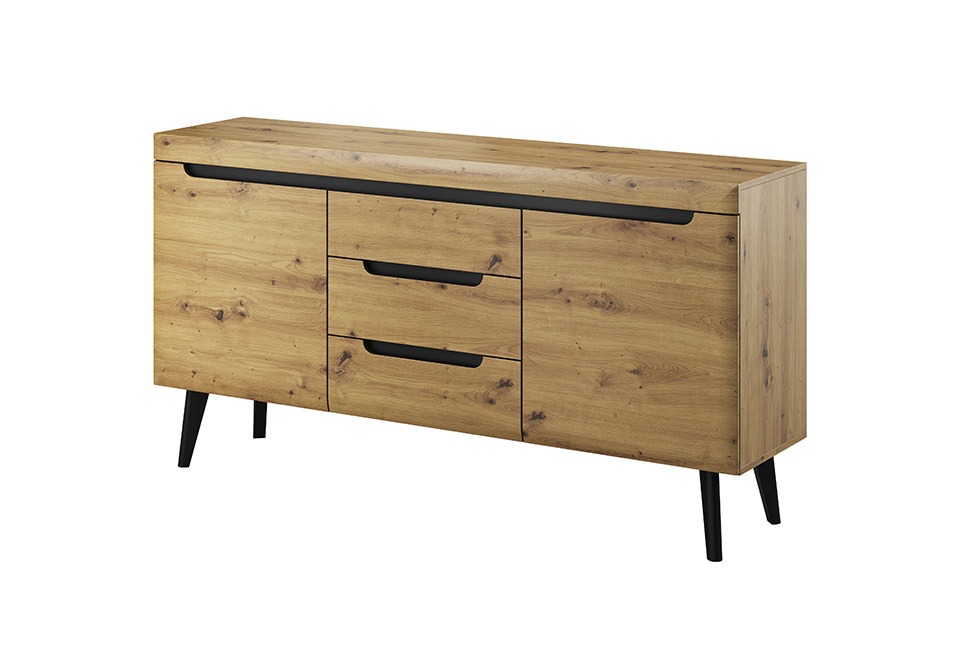 Moderne Holz Kommode Sideboard Dekorative Kommoden Wohnzimmerschrank 160cm