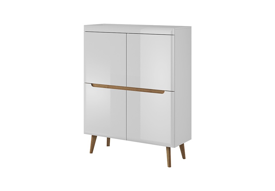 Moderne Holz Kommode Sideboard Kommoden 107cm XXL Low Boards