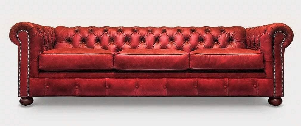 Chesterfield Sofagarnitur Sofa Couch Polster 3 2 1 Sitzer Leder Sofas