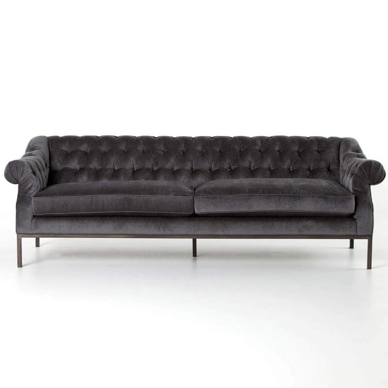 Chesterfield Sofa Couch Polster Stoff Deko Leder Couchen Polster Garnitur