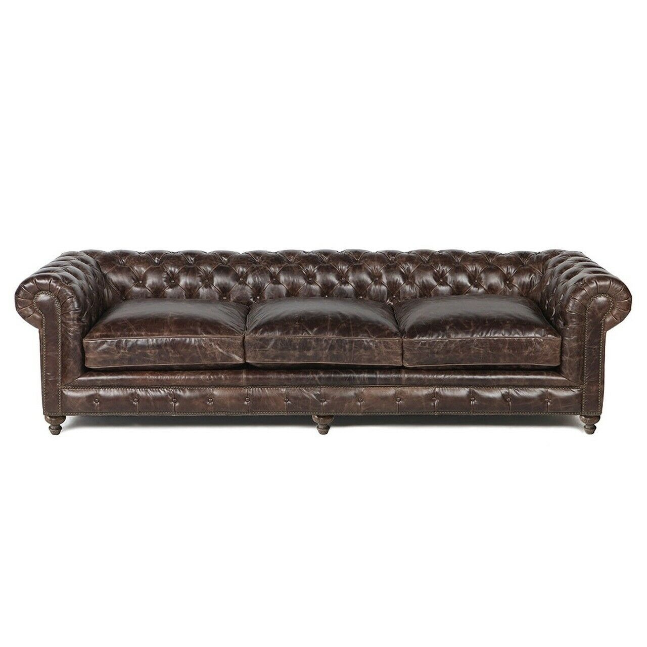 Chesterfield Sofa Couch Polster Stoff Leder Deko Couchen Polster Garnitur