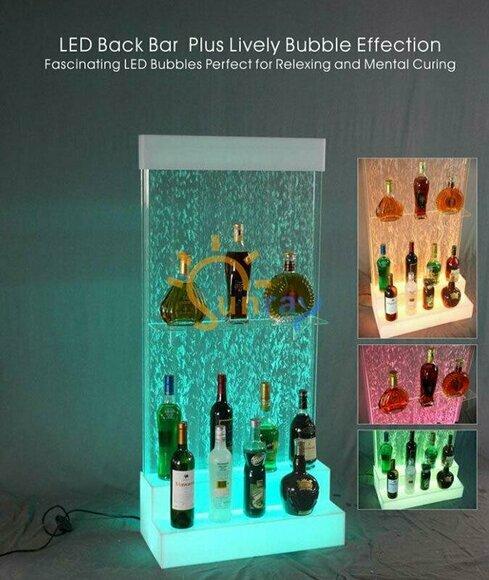 Designer LED Bar Ablagen Wasser Wand Bar Theke Regal Möbel