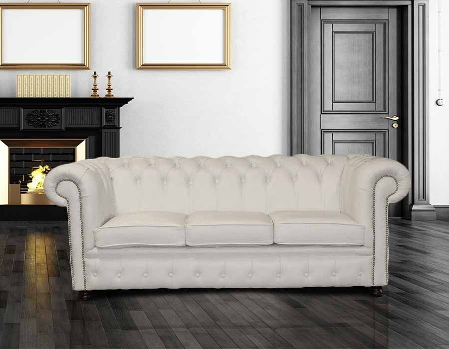 Sofa Couch Polster Garnitur Sitz Sofas Couchen Deko Chesterfield 3 Sitzer