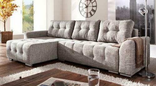 Sofa L-Form Ledersofa Couch Wohnlandschaft Garnitur Design Modern Sofa Ecksofa