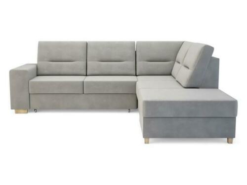 Design Ecksofa L-form Bettfunktion Couch Leder Textil Sofas Eckcouch