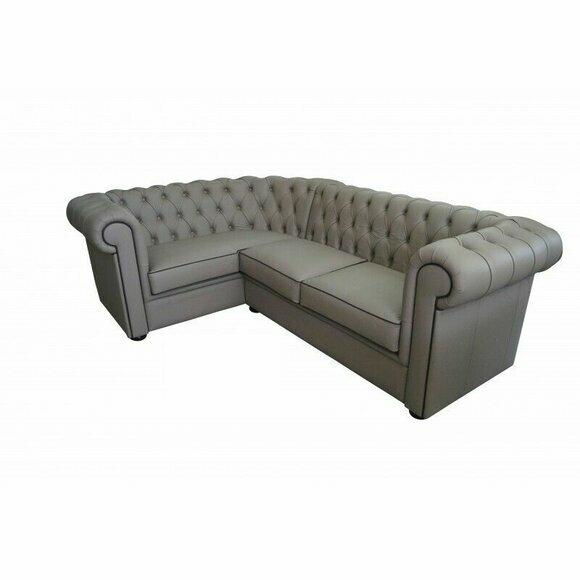 Ecksofa Chesterfield Polster Sofa Eckgarnitur Polster Sitze Ecke Sofas Neu