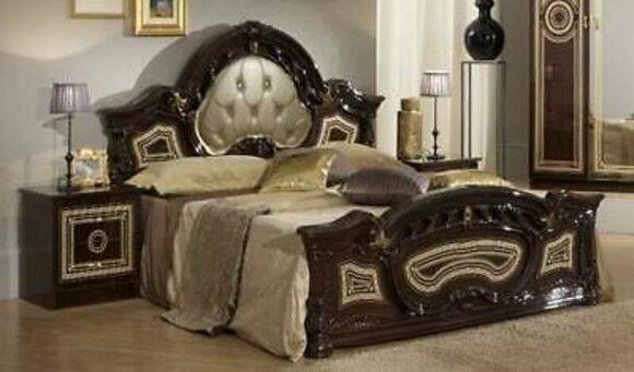 Chesterfield Bett Polsterbett Doppelbett Betten Big Designer Luxus Bett Holz