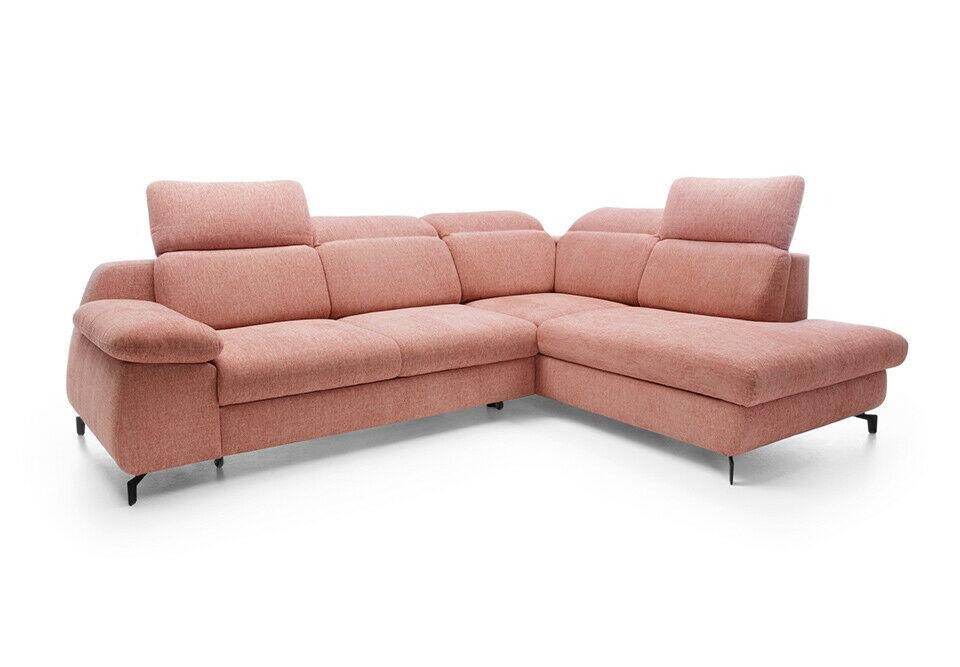 Ecksofa Eckcouch mit Schlaffunktion Couch Wohnlandschaft Sofa Eckgarnitur