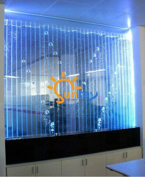 Wandpaneel mit Wasserblasen LED Wasserwand Designer Dekorative Wasser Wand