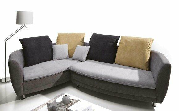 Design Ecksofa Rund Couch Polster Eck Garnitur Sofa Couchen Sofas