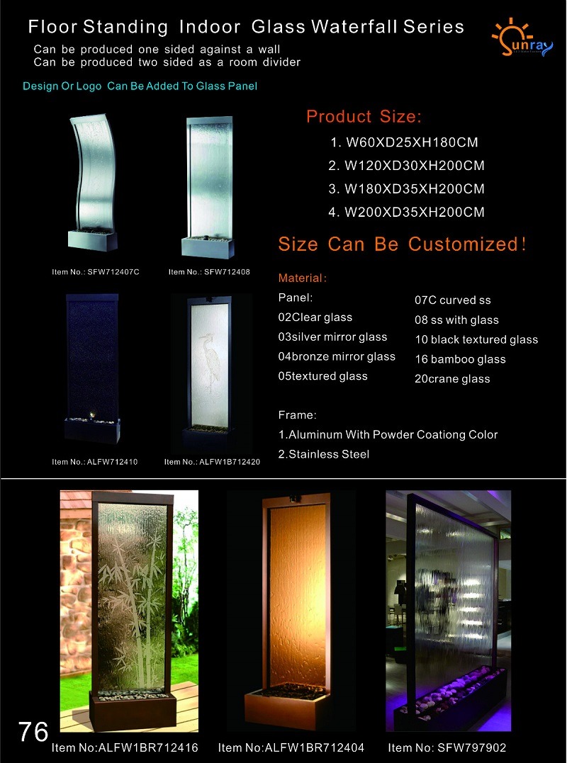 Moderne Trennwand Wasserwand Wände Dekorative Wasserfall Water Wall Led