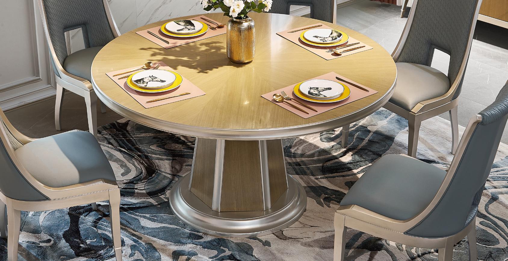 Rund Esstisch Massivholz Designer Design Wohnzimmertisch Tisch Esszimmer