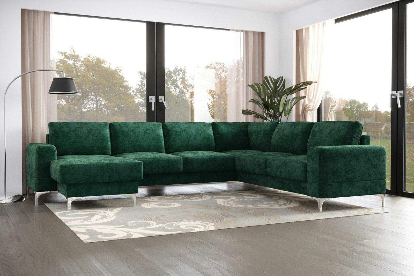 Design Modern Ecksofa U-Form Sofa Wohnlandschaft Neu Polster Sofa Wohnlandschaft