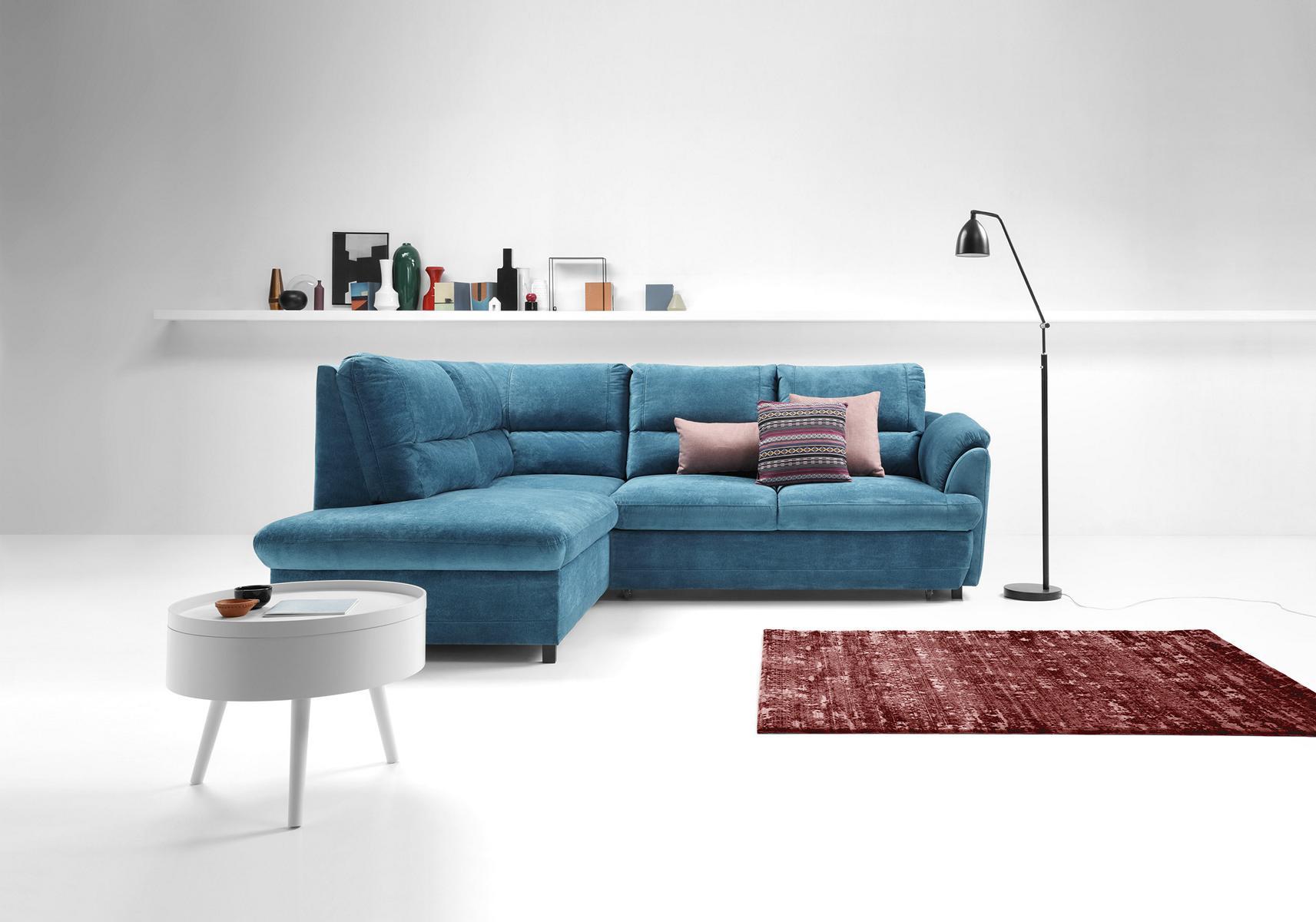 Ecksofa Neu Moderne Design Sofas Couchs Bett Stoff Couch L-Form