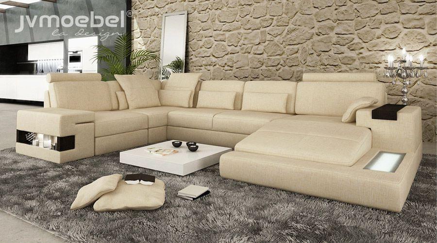 Ecksofa Couch Polster Couchen Neu Eck U Form Sofa Wohnlandschaft Möbel Sofas Neu