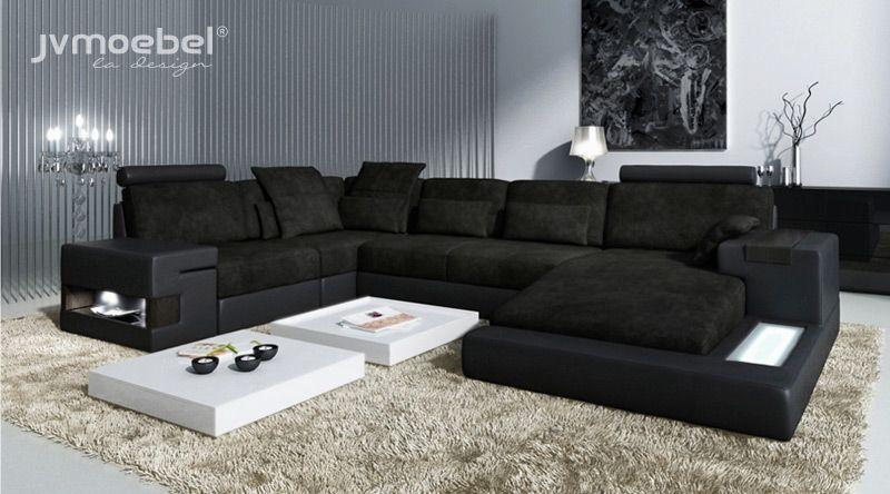 Design Sofa Ecksofas U Form Modernes Polster Wohnzimmer Möbel Ecksofa Textilsofa