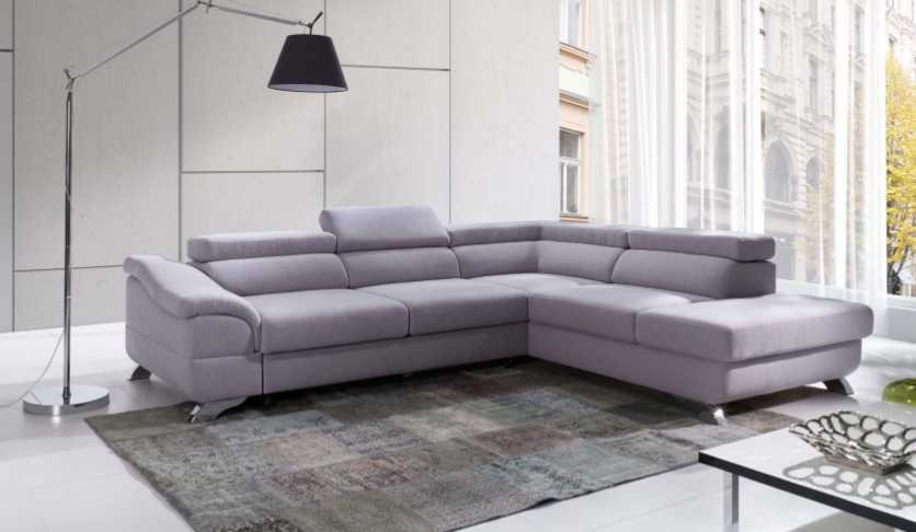 Ecksofa mit Bettfunktion Wohnlandschaft Sofa Ecksofa Couch Ecke Polster Garnitur