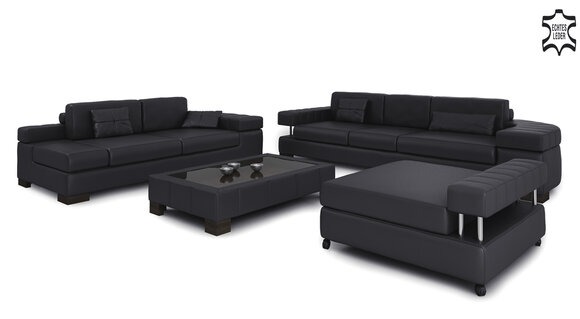 Multifunktion Sofagarnitur Ecksofa USB Sofa Couch Wohnlandschaft 3+2+1