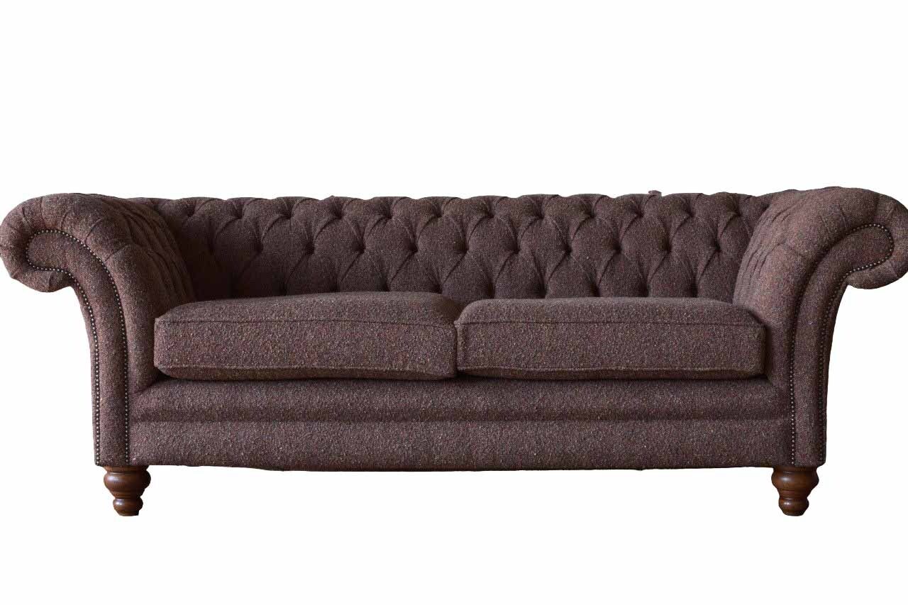 Big Chesterfield englisch klassischer Stil Sofa Couch 3 Sitz Polster 230cm
