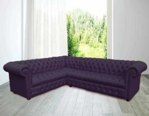 Chesterfield Ecksofa Couch 210x300cm Maßfertigung Luxus Sofa Sofort