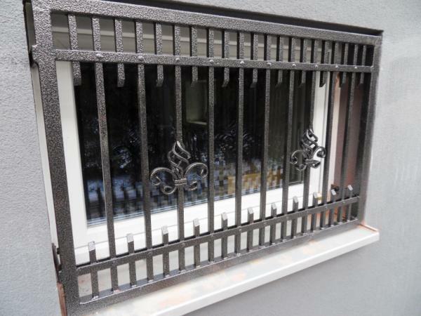 Fenster Schutz Gitter Einbruchschutz Schmiedeeisen Maßanfertigung Schutz Neu 184
