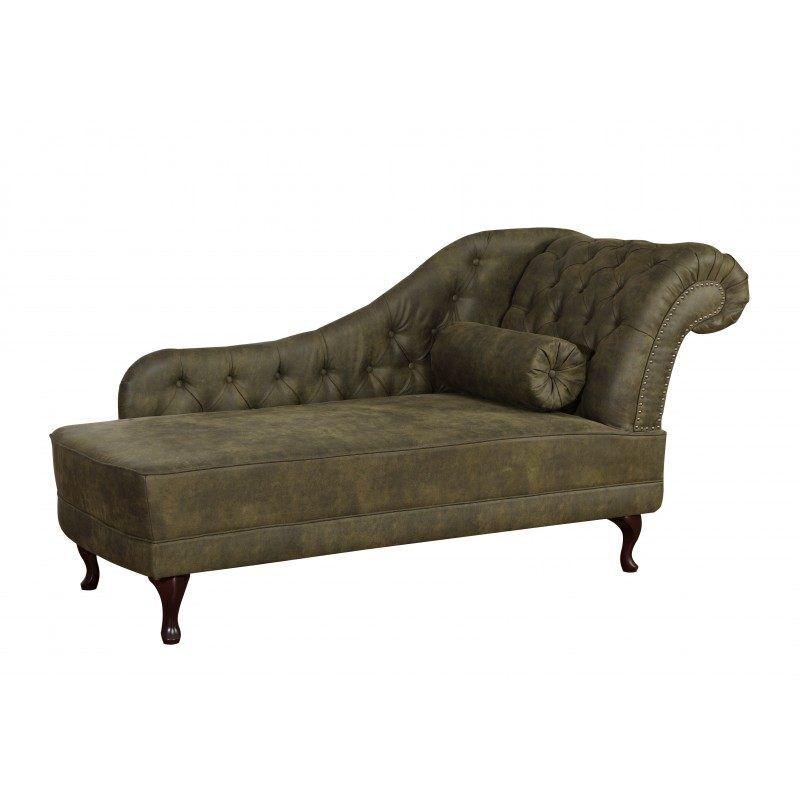 Chaiselongues Chesterfield Pako Liege Chaise Leder Sofa Relax Vintage