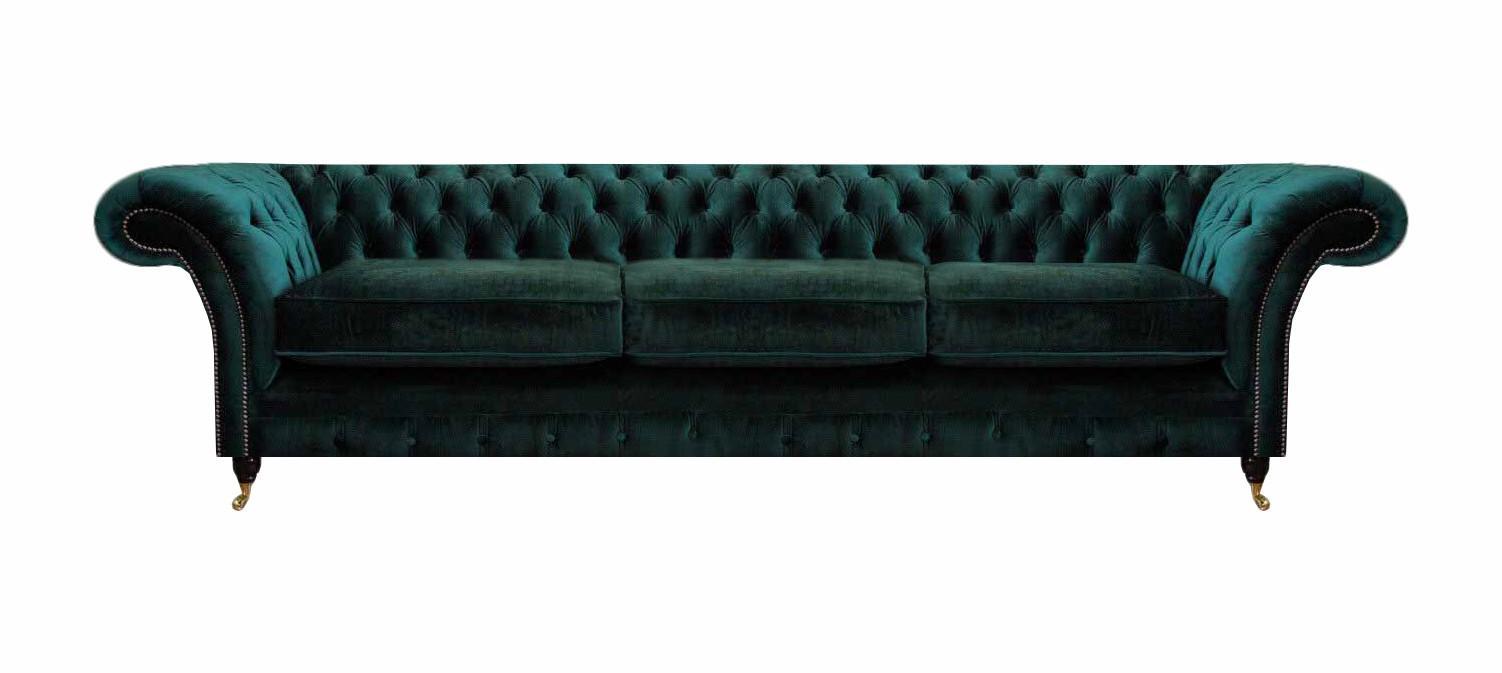 Chesterfield Möbel Wohnzimmer Sofa Couch Dreisitze Einrichtung Polstermöbel