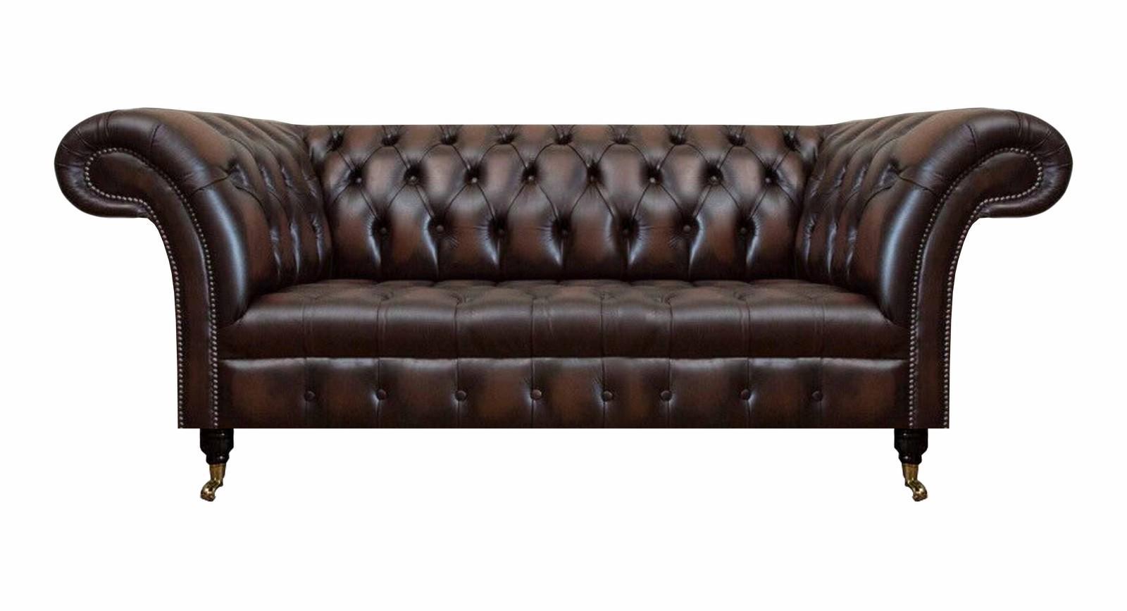 Chesterfield Dreisitzer Sofa Couch Polstermöbel Einrichtung Wohnzimmer Neu