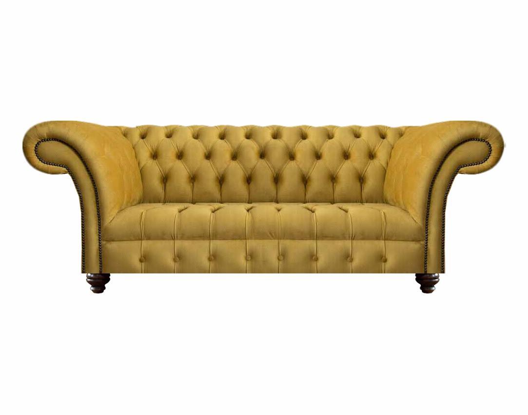 Modern Chesterfield Sofa Dreisitze Couch Wohnzimmer Design Einrichtung