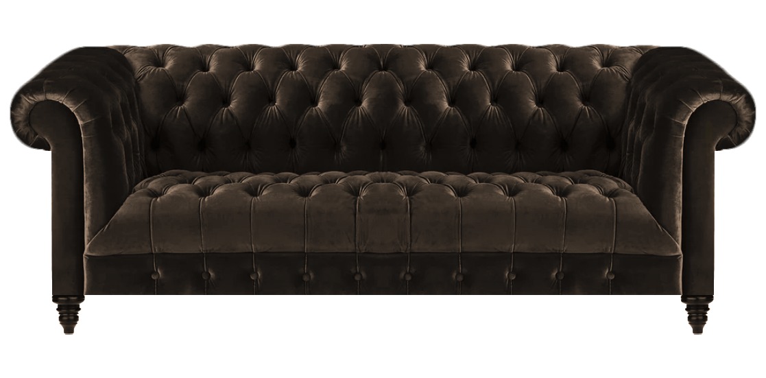 Moderne Braune Chesterfield Couch Designer Stoffsofas Edle Polster Möbel