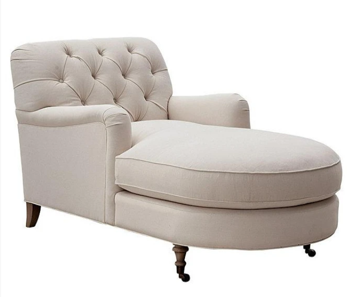 Beige Chaiselongue Chesterfield Möbel Wohnzimmer Moderne Design Sofa Sofort